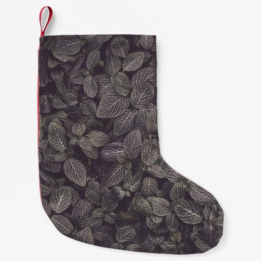 PETITE CHAUSSETTE DE NOËL FEUILLE VERT (Devant)