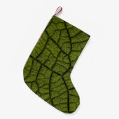 Petite Chaussette De Noël Feuille verte (Devant (Accrochage))
