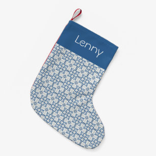 Petite Chaussette De Noël Feuilles saints de Noël et pétales de fleurs