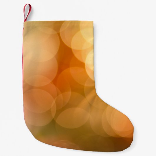Petite Chaussette De Noël Feux de bokee orange (Devant)