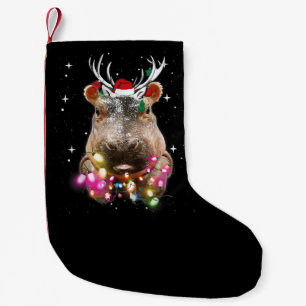 Petite Chaussette De Noël Feux de Noël Hippone Fiona Hippopotamus Lover