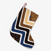 Petite Chaussette De Noël Figures géométriques 2 (Devant (Accrochage))