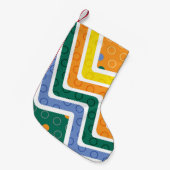 Petite Chaussette De Noël Figures géométriques 3 (Devant (Accrochage))