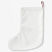 Petite Chaussette De Noël Fille à cheval (Dos)