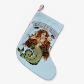 Petite Chaussette De Noël Fille salée (Devant (Accrochage))