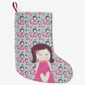 Petite Chaussette De Noël Filles et sacs à main (Devant)