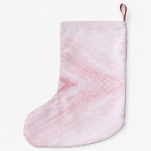 Petite Chaussette De Noël Flamant rose en Santa Hat Custom Christmas Stockin (Dos)