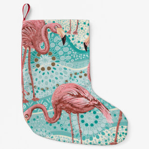 Petite Chaussette De Noël Flamants roses sans soudure motif