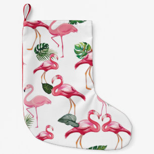 Petite Chaussette De Noël Flamingos aiment les motifs