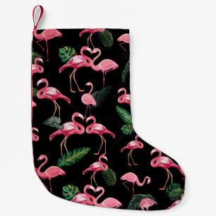 Petite Chaussette De Noël Flamingos Love Pattern 4