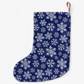 Petite Chaussette De Noël Flammes de neige de Noël (Dos)