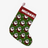 Petite Chaussette De Noël Flannel Holiday Gnome Motif (Devant (Accrochage))
