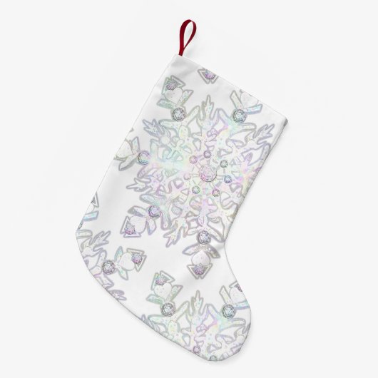 Petite Chaussette De Noël Flèche blanche (Devant (Accrochage))