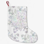 Petite Chaussette De Noël Flèche blanche (Devant)