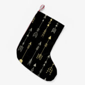 Petite Chaussette De Noël Flèche ethnique : Conception Motif transparente (Devant (Accrochage))