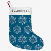 Petite Chaussette De Noël Flèches blanches d'hiver (Devant)