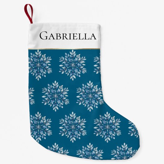 Petite Chaussette De Noël Flèches blanches d'hiver (Devant)