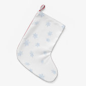 Petite Chaussette De Noël Flocon de neige (Devant (Accrochage))