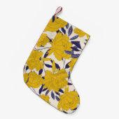 Petite Chaussette De Noël floral and leaf seamless pattern (Devant (Accrochage))