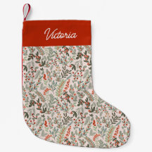 Floral d'hiver scandinave et vacances Berry
