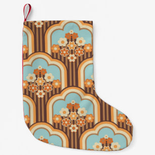 Petite Chaussette De Noël Floral Retro : les années 70 revival du papier pei