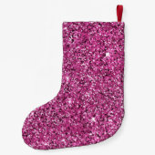 Petite Chaussette De Noël Flux blanc rose Fille (Dos)