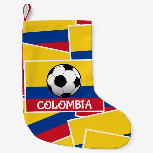 Petite Chaussette De Noël Football américain de Colombia (Devant)