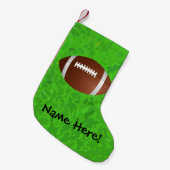 Petite Chaussette De Noël Football Field Junior Varsity (Devant (Accrochage))