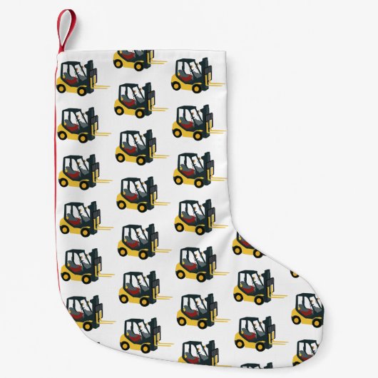 Petite Chaussette De Noël Forklift (Devant)