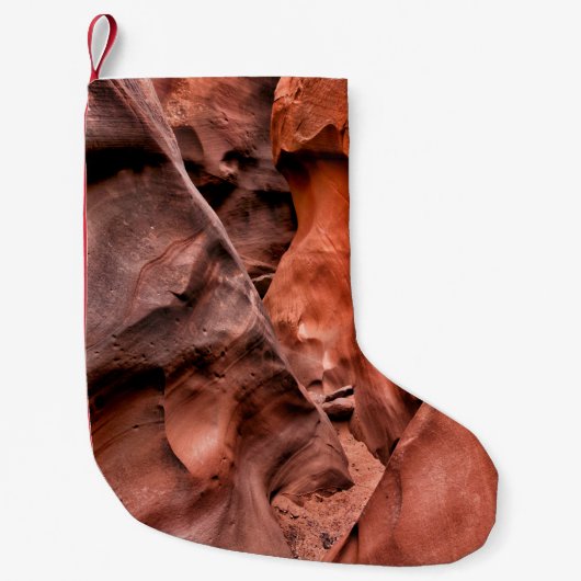 Petite Chaussette De Noël formations rocheuses Brown (Devant)