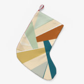 Petite Chaussette De Noël Forme géométrique Abstraite (Devant (Accrochage))