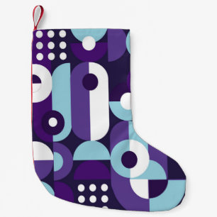Petite Chaussette De Noël forme géométrique Abstraite abstrait, art, oeuvre