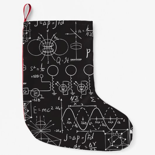 Petite Chaussette De Noël Formules scientifiques : Patte de calcul du tablea (Devant)