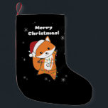 Petite Chaussette De Noël Fox Christmas Snow Winter Animals Foxes Adult Clot<br><div class="desc">Le renard pour Noël avec des lumières de fées. Animaux amusants avec des cadeaux et de la neige aux vacances. Aussi drôle pour Noël en juillet. Les renards sont des animaux sucrés et parfaits pour Noël.</div>