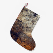 Petite Chaussette De Noël Fracture de détresse de grunge texture (Devant (Accrochage))