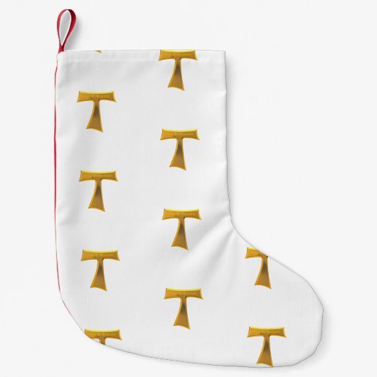 Petite Chaussette De Noël Franciscan Tau (Devant)