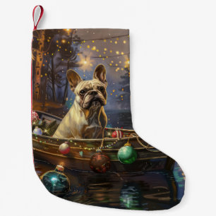Petite Chaussette De Noël French Bulldog Christmas Festive Voyage