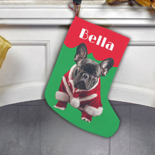 Petite Chaussette De Noël French Bulldog Noël animal de compagnie chiens mig