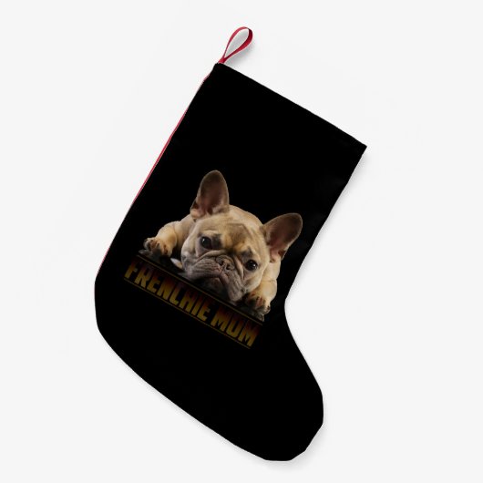 Petite Chaussette De Noël Frenchie Mama T Femmes French Bulldog Cadeau Chien (Devant (Accrochage))
