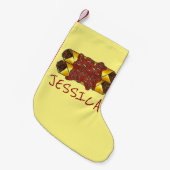 Petite Chaussette De Noël Fromage au haricot épicé Enchiladas Alimentation m (Devant (Accrochage))