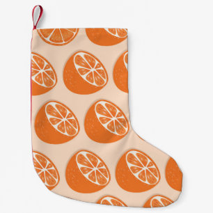 Petite Chaussette De Noël Fruit Motif sans joint.