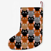 Petite Chaussette De Noël Fun & mignon Amoureux des chats Noël (Dos)