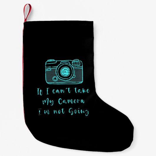 Petite Chaussette De Noël Fun Photographe Cadeau Cinématoire (Devant)