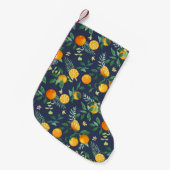 Petite Chaussette De Noël Fusion d'agrumes : Oranges à l'air tropical (Devant (Accrochage))