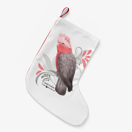 Petite Chaussette De Noël Galah Cockatoo (Devant (Accrochage))