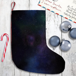 Petite Chaussette De Noël Galaxie de la nébuleuse du voile céleste Champ d'é