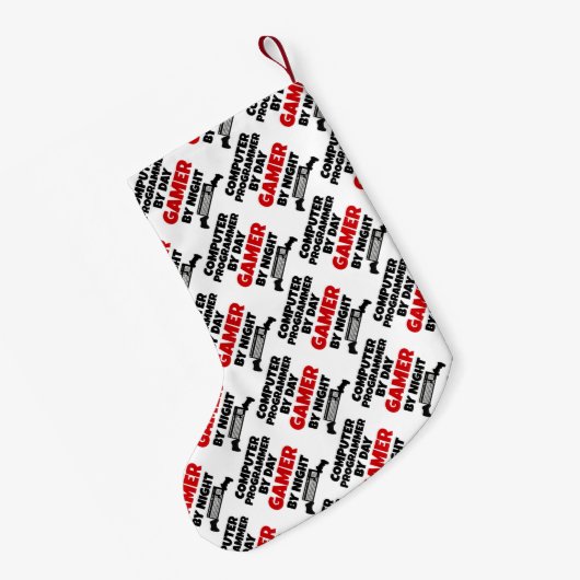 Petite Chaussette De Noël Gamer programmeur informatique (Dos (Accrochage))