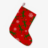 Petite Chaussette De Noël geckos de fêtes (Devant (Accrochage))