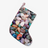 Petite Chaussette De Noël Gemstone géologie minéral cher (Devant (Accrochage))