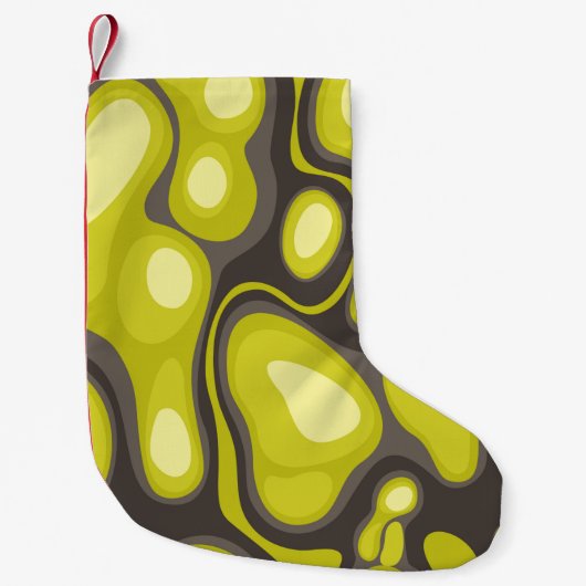 Petite Chaussette De Noël Geometric seamless pattern from spots. Abstract ca (Devant)